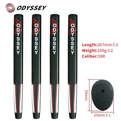 Odyssey Pistol Grip Versa Replacement Midsize Golf Putter Grip Rubber 2024 • $10.98