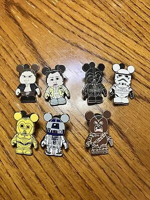 **** Disney Pin Vinylmation Mystery Pin Collection Star Wars Set Lot Of 7 **** • $42.95