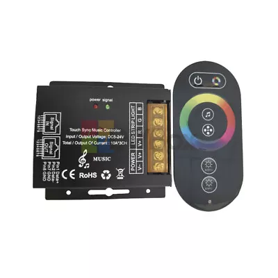 DC5-24V 18A LED Strip Light Touch RF6 Key Controller Remote Control Music Dimmer • $17.08