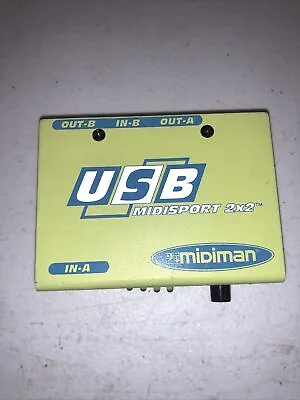 M-Audio Midiman Midisport 2x2 USB 32 MIDI Channel Interface For Mac And PC • $35