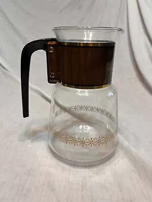 Vtg CORY DGPL5 Glass Percolator Stove Top Coffee Pot 4-8 Cup  Metal Top EVC • $19.99