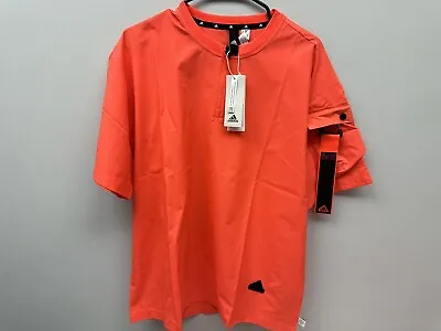 Mens Adidas City Escape T-Shirt / Bright Orange / IC3732 / Size ALL SIZES • $19.99