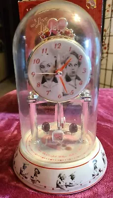 I Love Lucy Anniversary Clock Features The Chocolate Factory Episode In Box • $35