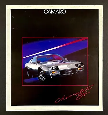 1984 Chevy Chevrolet Camaro Z28 Berlinetta Vintage Sports Car Catalog Features • $13.50