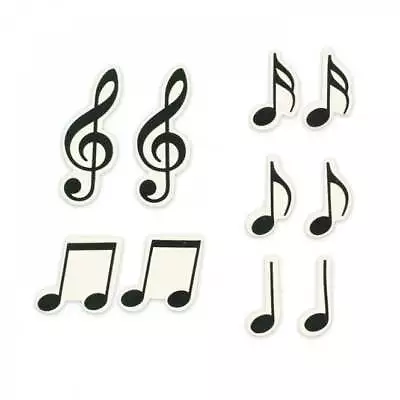 £10.01 • Buy Edible Music Notes Musical Notes - Pack Of 10 Birthday Cake Decorations Toppers