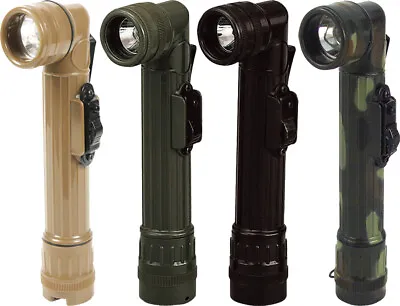 Mini Angle Head Tactical Flashlight AA Battery Army Military Campers Light 6  • $10.99