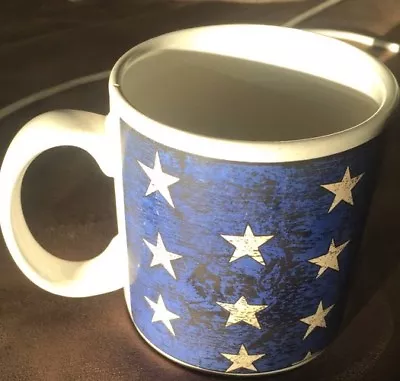 Sakura Warren Kimble Coffee Mug   Colonial   Design 1997 NY American Flag Cup • $0.99