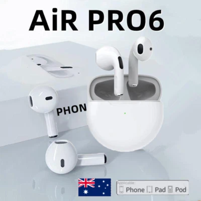 $30.99 • Buy Original Air Pro 6 Tws Wireless Bluetooth Earphones Mini Pods Earbuds Earpod