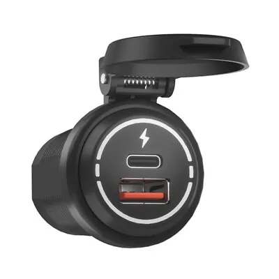 USB Type C Car Charger Socket Fast Charging Accessories Black Fit For Truck SUV • $14.30