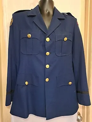 Millersburg KY Riverside Military Academy Blue Jacket 38R Junior ROTC Costume • $60