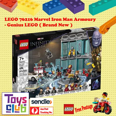 LEGO 76216 Marvel Iron Man Armoury (Brand New) • $95
