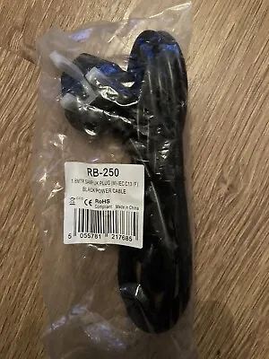 1.8m 5Amp Kettle Lead Power Cable UK 3-pin Plug PVC Connectors IEC 13 Socket New • £3.95