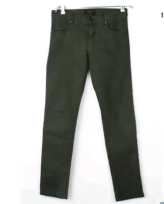 J. Lindeberg Jay Mid Rise Slim Fit Green Comfort Denim Jeans Pants Size 33 X 32 • $42.49