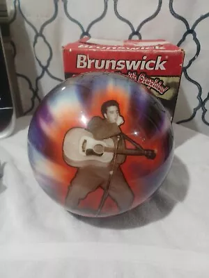 Brunswick Viz-a-ball Elvis Presley Bowling Ball Usa 1247 15lbs Collectors • $150