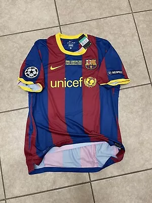 Barcelona Messi CL Player Issue Argentina Shirt Football Nike Jersey • $799.99