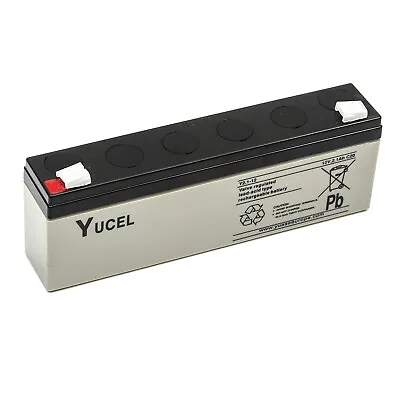 Yucel / Yuasa Y2.1-12 Sealed Lead Acid Battery 12v 2.1ah Burglar Alarm Back Up • £14.99
