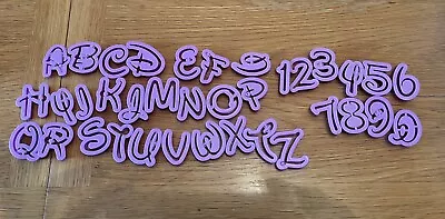 Disney Set Of Letters And Number Cutters For Cake Decorating. • £10