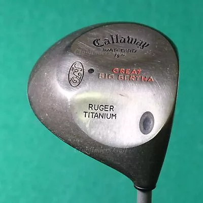 Callaway Great Big Bertha Warbird Ruger Titanium 8° Driver Graphite Firm W/ HC • $12