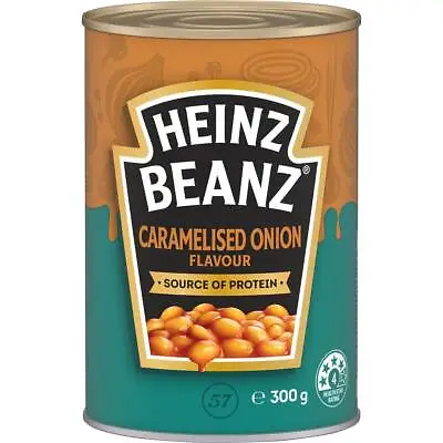 Heinz Caramelised Onion Baked Beans 300g Can • $13