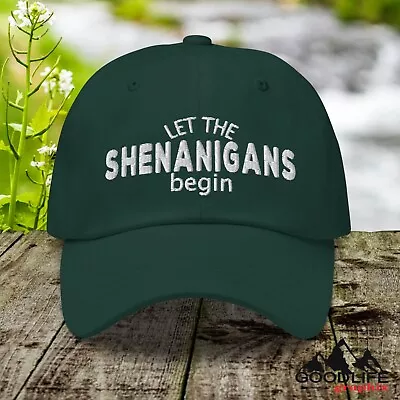 Let The Shenanigans Begin Birthday Party Ball Cap Dad Hat For Men Women • $28.99