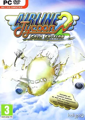 486a New Sealed Airline Tycoon 2 Gold Edition Pc Cd-rom • $15.80