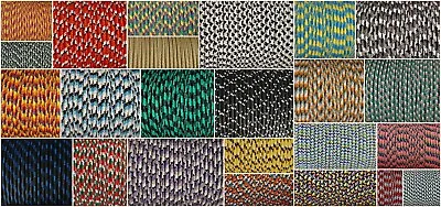 2mm Paracord Micro Cord Bushcraft Survival Lanyard Rope Prepper Bracelet Craft - • £4.85