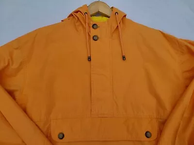 Vintage GAP Army Alps Rescue Safety Orange Pullover Anorak Smock Popover Jacket • $60