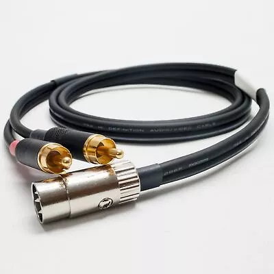 Naim Audiophile 4 Pin Din To Dual RCA Lead. Pre Or Power Amp. Mogami 2965 Cable • $199.79