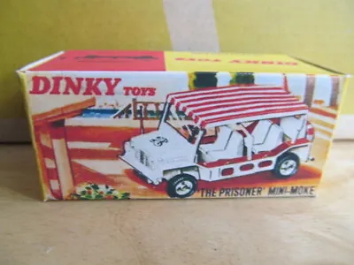 Repro Dinky The Prisoner Mini-moke 106 Box - Box Only • $6.10