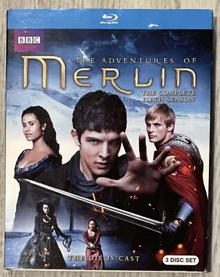 NEW The Adventures Of Merlin: The Complete Fifth Season (3-disc Blu-ray Set) • $24.99
