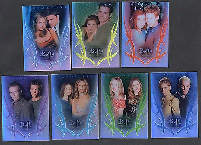 PROMO CARD SET: BUFFY THE VAMPIRE SLAYER: THE ULTIMATE COLLECTION Foil BONUS (7) • $12