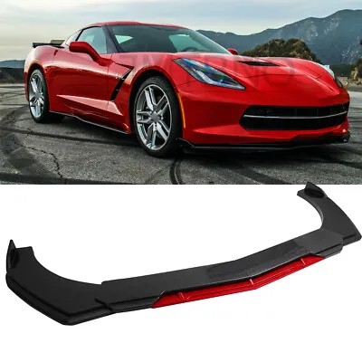 For Chevrolet Corvette C5 C6 C7 Front Bumper Lip Splitter Spoiler Carbon Fiber • $99.59