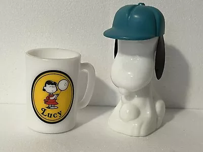 Vintage Avon Peanuts Snoopy Lucy Lot CUTE!! • $18.99