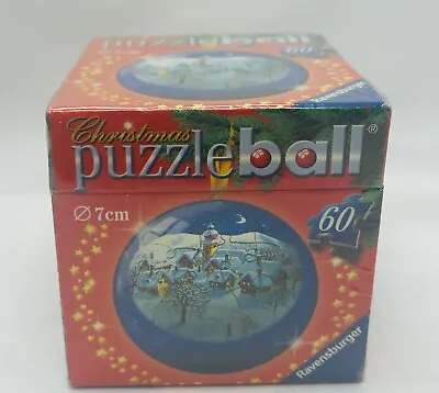 $19.80 • Buy New Christmas Band & Tree Puzzle Ball 3D  Ornament Ravensburger 60 Pcs, 3 