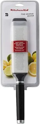 Kitchenaid Black Fine Grater Zester Lemon Zester Garlic Grater Citrus Zester  • $15.97