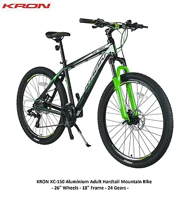 £224.99 • Buy KRON XC-150 Aluminium Adult Mountain Bike  | 26  Wheel | 18  Frame L  Brand New 