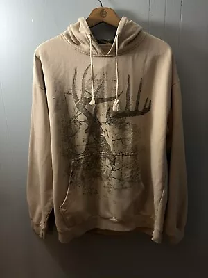 Break Up Infinity Mossy Oak Hoodie Size Large. Deer Logo. Outdoors Sweatshirt • $8.99