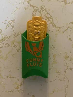 McDonalds Funny Flute Fisher Price Fun With Food Apple Pie Happy Meal Whistle  • $21.95