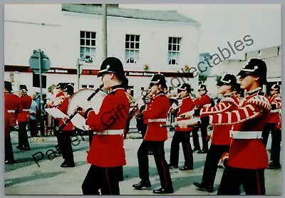 Military Photograph Queens Lancashire Regiment Band Playing Clarinets Marching • £3.50