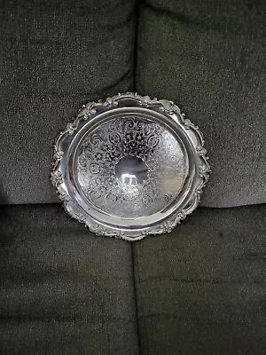 VTG EPCA Bristol Silver Plate By Poole Footed Tray.  • $45