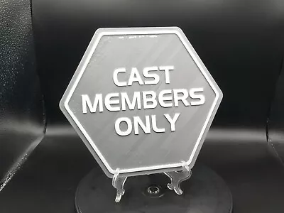 10  Retro Epcot Future World Inspired Cast Members Only Prop Sign / Plaque • $47.99