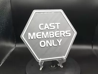 11  Retro Epcot Future World Inspired Cast Members Only Prop Sign / Plaque • $57.99