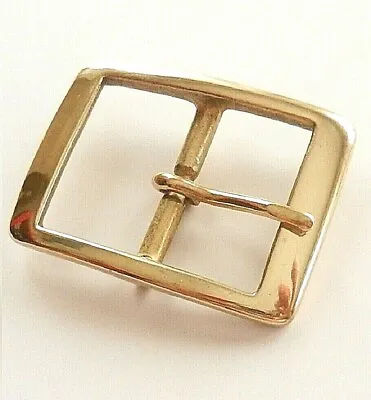 £4.25 • Buy SOLID CAST BRASS RECTANGLE BELT BUCKLE 6 SIZES 2  - 1  INCH - 50mm - 25mm