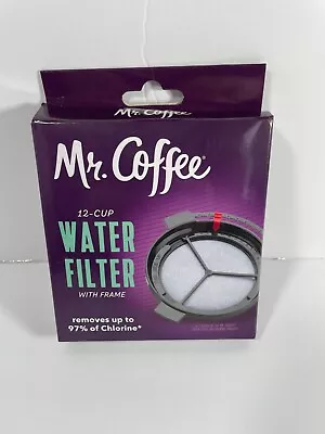 Mr Coffee 12 Cup Water Filter With Frame WF5RB-NP 203061 P127DG *New In The Box* • $8.75