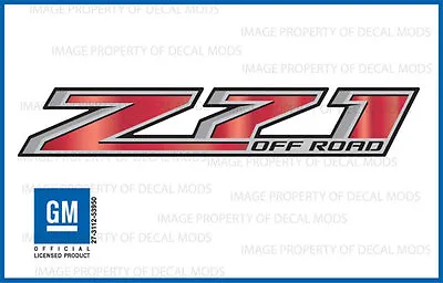 2 Z71 Off Road Sierra Silverado 2014-2018 Decals Stickers Fade Red Apple GRRDAPL • $33.44