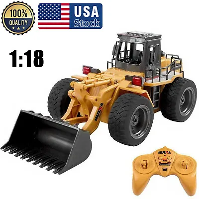 $45.99 • Buy HuiNa Toys 1520 1/18 2.4G 6CH Alloy Bulldozer Truck Engineering Vehicle RC Car