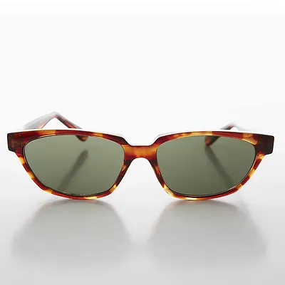 60s Retro Vintage Sunglass BrownTortoiseshell Horn Rim Frame- Abbot • $47.56