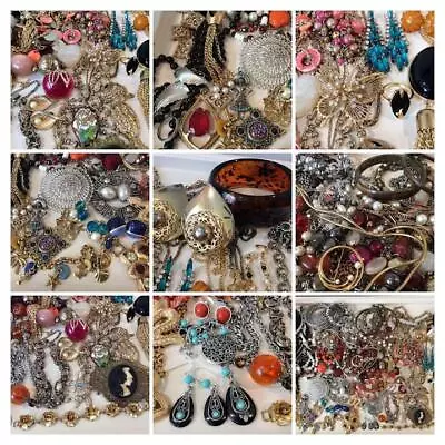 Vintage To Now Jewelry Lot ~ 5+ Lbs ~ Sarah Coventry Avon Monet Capri • $5.50