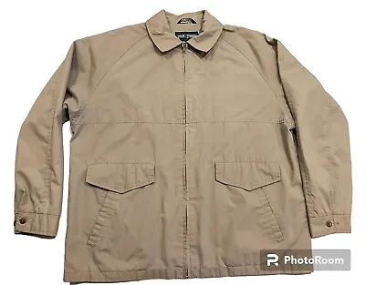 Vintage Field & Stream Jacket Mens XL Tan Beige Gordon & Ferguson Lined Pockets • $45