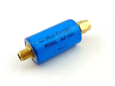 Mini-Circuits SLP-450 Coaxial Low-Pass RF Filter DC-400MHz Frequency 50 Ohms • $14.99